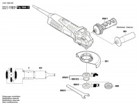 Bosch 3 601 G96 000 Gws 15-125 Cie Angle Grinder 230 V / Eu Spare Parts